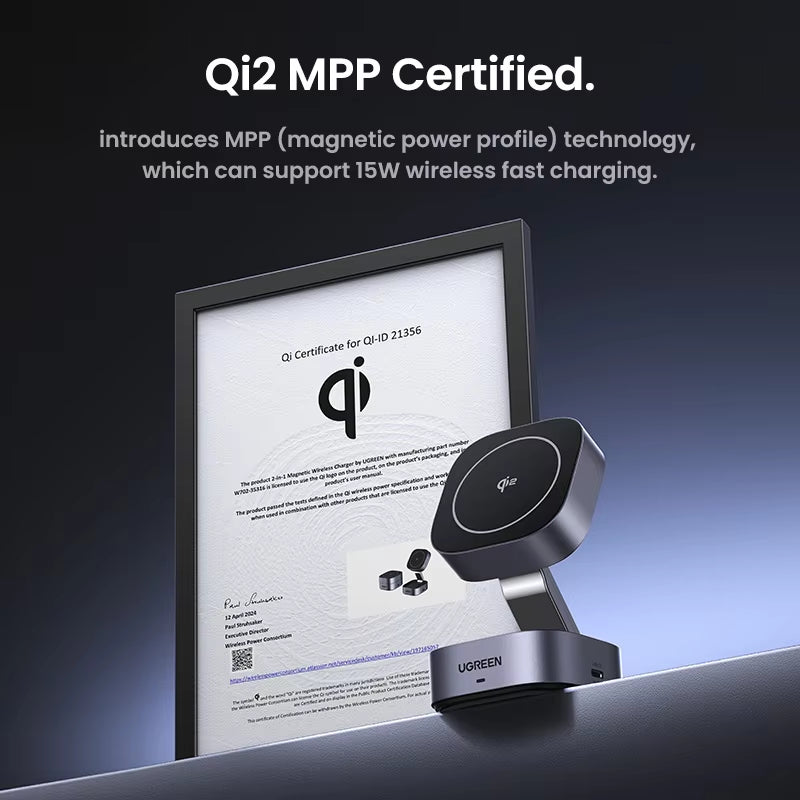 Magnetic Wireless Fast Charger Stand