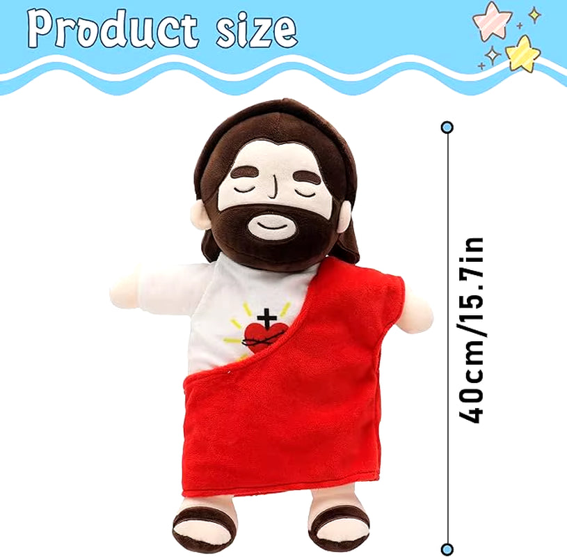 Breathing Jesus Plushie Toy