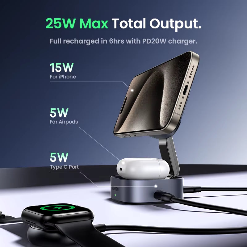 Magnetic Wireless Fast Charger Stand 