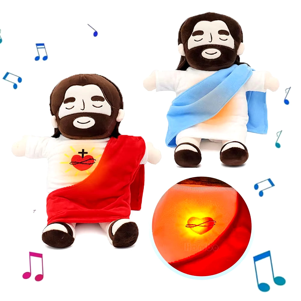 Breathing Jesus Plushie Toy