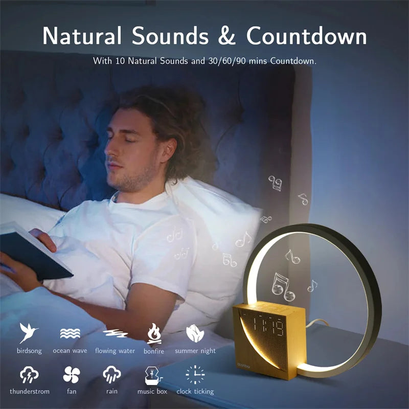 Sunrise Bedside Alarm Clock with Relaxation Tunes