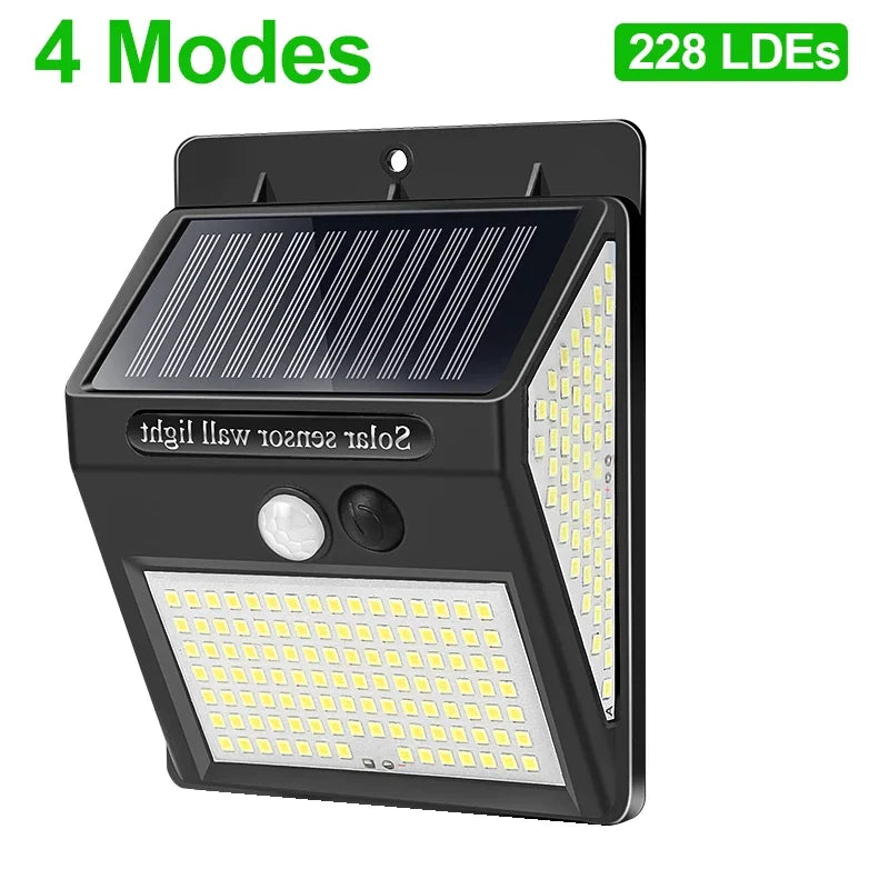 Outdoor 228 LED Solar Lamp